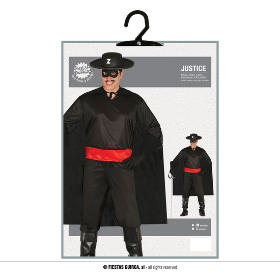 JUSTICIERO, ADULTO, 54 – 56 (XL) image 4