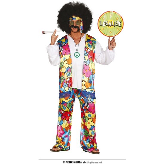 HIPPIE RAINBOW, ADULTO, 54 – 56 (XL) image 0