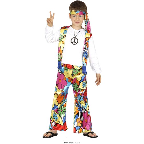 HIPPIE RAINBOW, ADULTO, 46 – 48 (S) image 0
