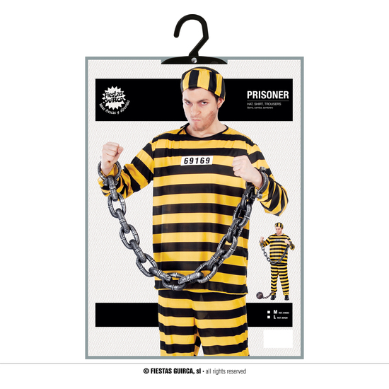 PRISIONERO, ADULTO, 54 – 56 (XL) image 4