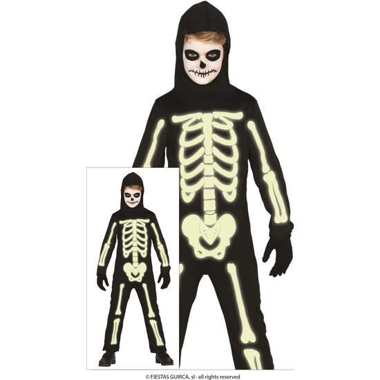 GLOW IN THE DARK SKELETON, INFANTIL, 5 – 6 AÑOS image 0