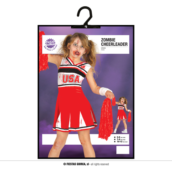 CHEERLEADER ZOMBIE, INFANTIL, 5 – 6 AÑOS image 4