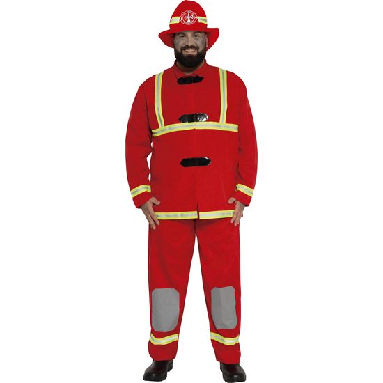BOMBERO, ADULTO, 54 – 56 (XL) image 1