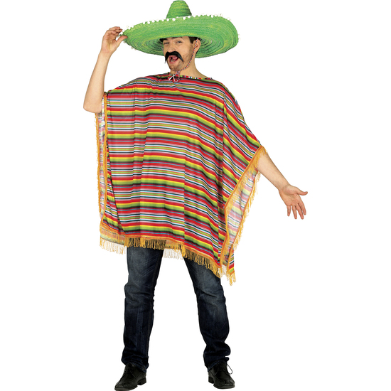 PONCHO MEXICANO, ADULTO, 52 – 54 (L) image 1