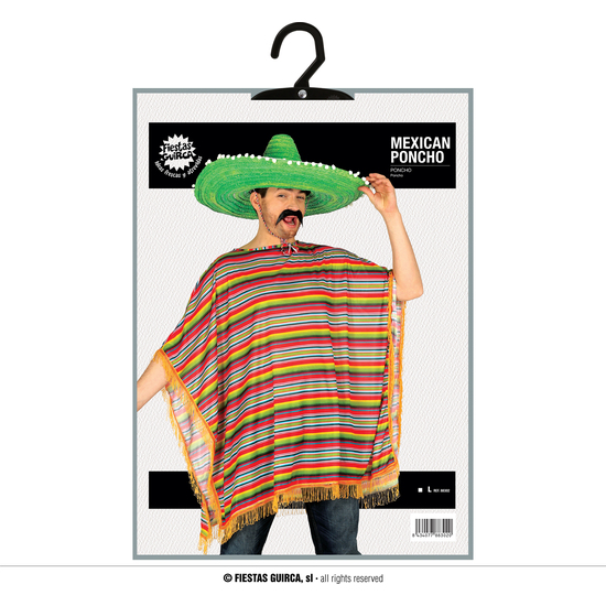 PONCHO MEXICANO, ADULTO, 52 – 54 (L) image 4