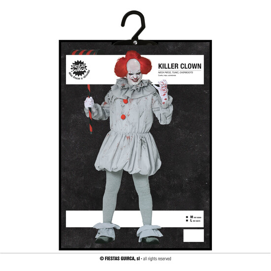 KILLER CLOWN, ADULTO, 52 – 54 (L) image 4