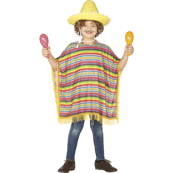PONCHO MEXICANO, INFANTIL, 7 – 9 AÑOS image 1