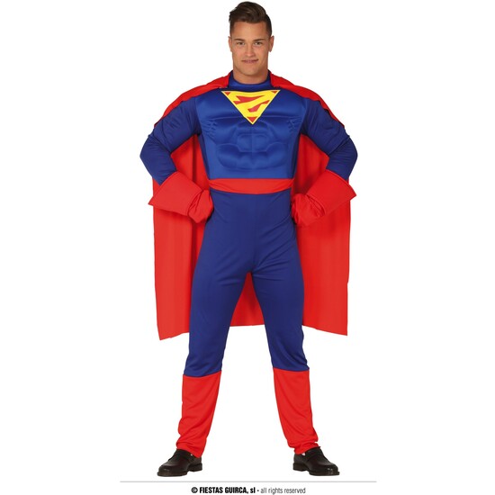 SUPERHEROE MUSCULOSO, ADULTO, 52 – 54 (L) image 0