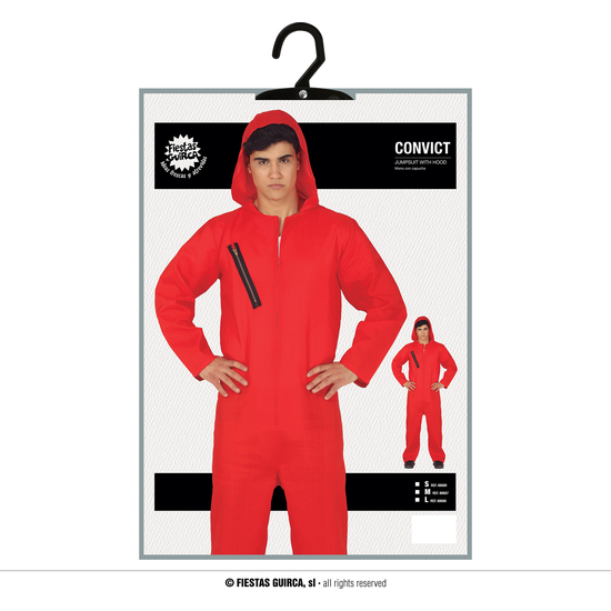 CONVICTO CAPUCHA ROJO, ADULTO, 46 – 48 (S) image 4