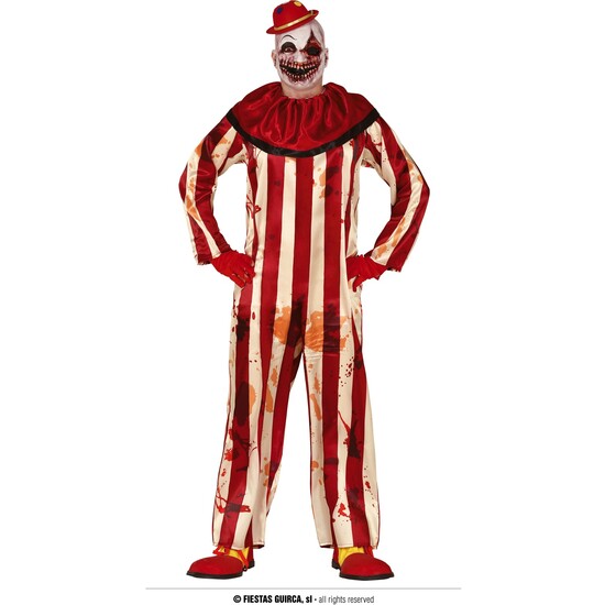 STRIPED CLOWN, ADULTO, 52 – 54 (L) image 0