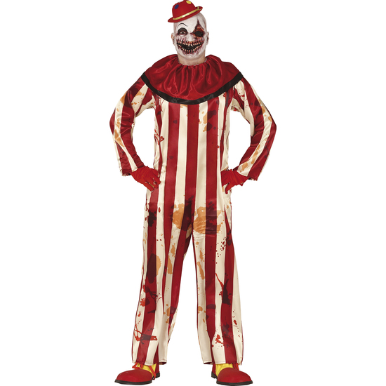 STRIPED CLOWN, ADULTO, 52 – 54 (L) image 1