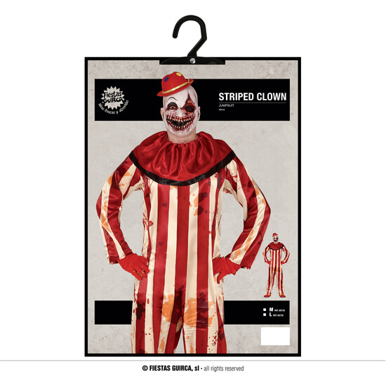 STRIPED CLOWN, ADULTO, 52 – 54 (L) image 4