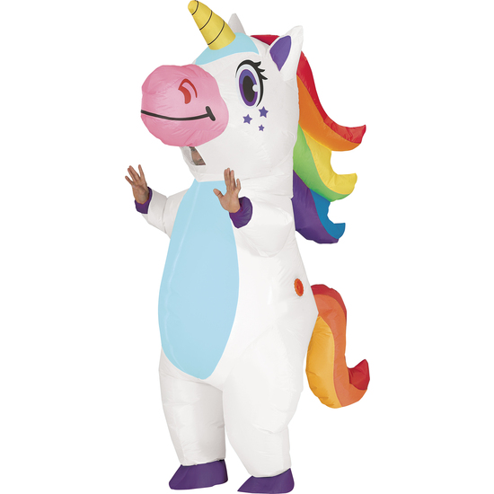 DISFRAZ HINCHABLE UNICORNIO image 1