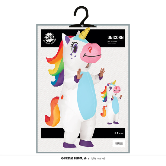 DISFRAZ HINCHABLE UNICORNIO image 4