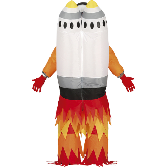 DISFRAZ HINCHABLE COHETE CON ASTRONAUTA image 2