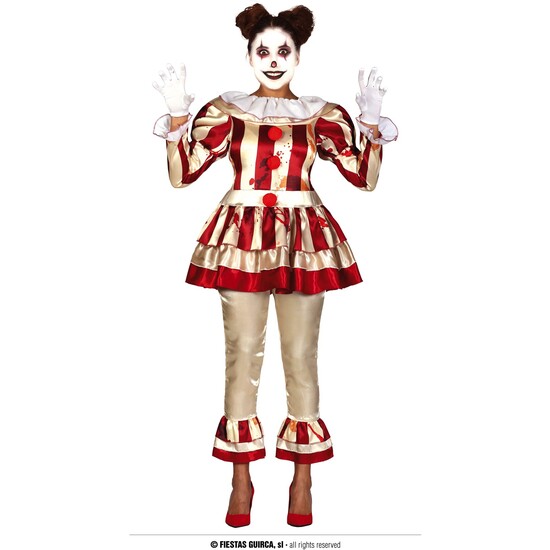STRIPED CLOWN, ADULTA, 38 - 40 (M) image 0