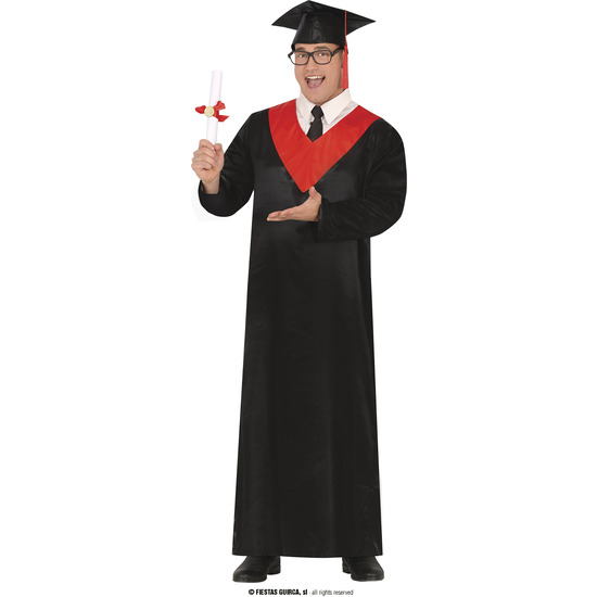 RED AND BLACK GRADUTATED, ADULTO, 48 – 50 (M) image 0