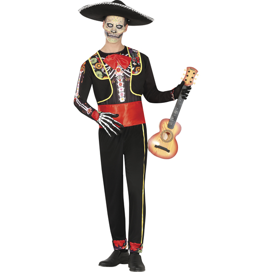 MARIACHI SKELETON, ADULTO, 46 – 48 (S) image 1