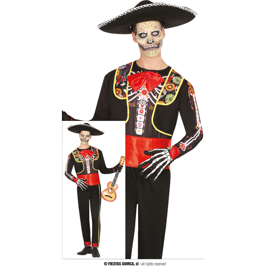MARIACHI SKELETON, ADULTO, 48 – 50 (M) image 0