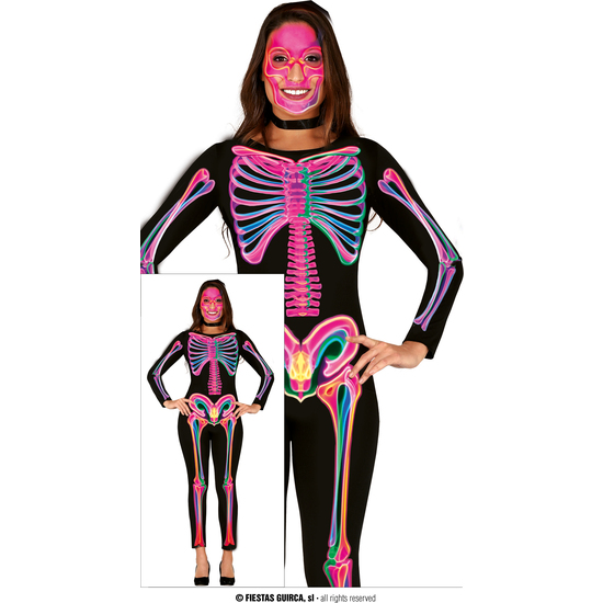 NEON SKELETON, ADULTA, 38 - 40 (M) image 0