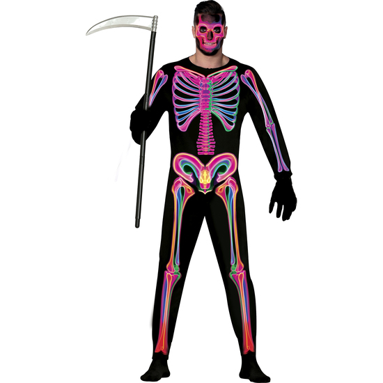 NEON SKELETON, ADULTO, 52 – 54 (L) image 1