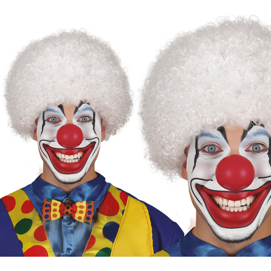 PELUCA RIZOS BLANCA image 0