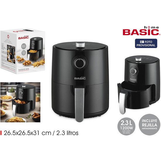 FREIDORA DE AIRE 2.3L MANUAL 1200W BASIC HOME image 1