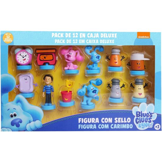 PACK 12 FIGURAS C/SELLO BLUES image 0