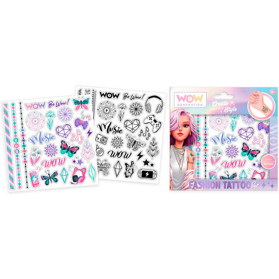 SET DE TATUAJES WOW GENERATION image 0