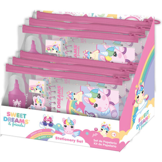 SET PAPELERIA EN ESTUCHE SWEET DREAMS 7PZS image 1