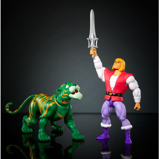 BLISTER 2 FIGURAS PRINCE ADAM & CRINGER MASTERS OF THE UNIVERSE ORIGINS 14CM image 1
