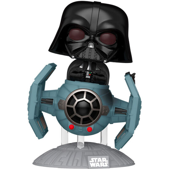 FIGURA POP RIDES DELUXE STAR WARS DARTH VADER WITH TIE ADVANCED STARFIGHTER image 1