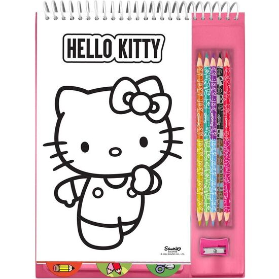 SET COLOREAR LAPICES HELLO KITTY image 1