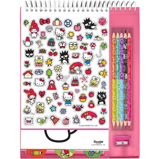SET COLOREAR LAPICES HELLO KITTY image 2