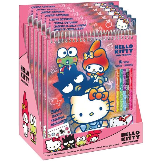 SET COLOREAR LAPICES HELLO KITTY image 3