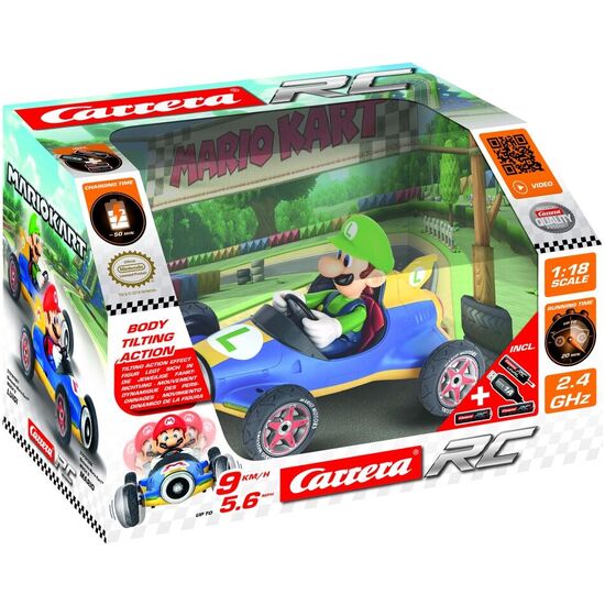 COCHE RADIO CONTROL LUIGI MARIO KART image 0
