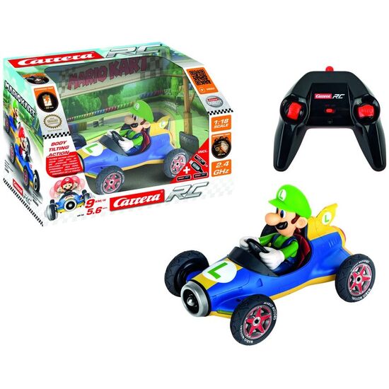 COCHE RADIO CONTROL LUIGI MARIO KART image 1