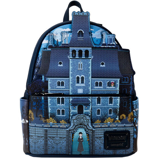 MOCHILA NEVERMORE ACADEMY MIERCOLES LOUNGEFLY image 0