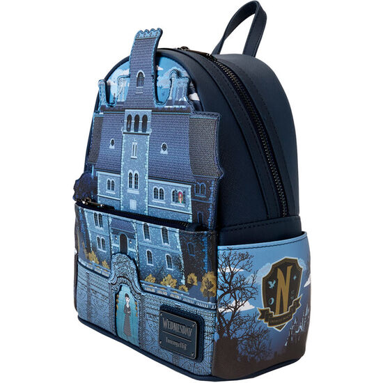 MOCHILA NEVERMORE ACADEMY MIERCOLES LOUNGEFLY image 1