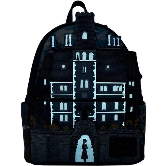MOCHILA NEVERMORE ACADEMY MIERCOLES LOUNGEFLY image 2