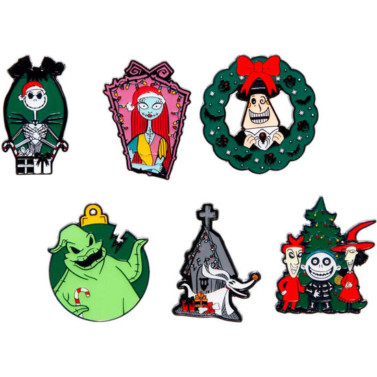 BLIND BOX ENAMEL PIN DISNEY HOLIDAY PESADILLA ANTES DE NAVIDAD LOUNGEFLY SURTIDO image 0