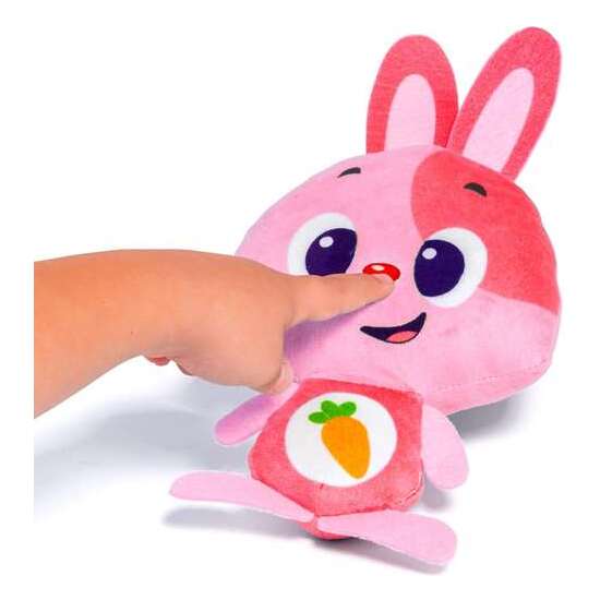 MUÑECO GUSY LUZ BABY BUNNY ROSA CON LUZ Y SONIDO. 7.5 CM image 2