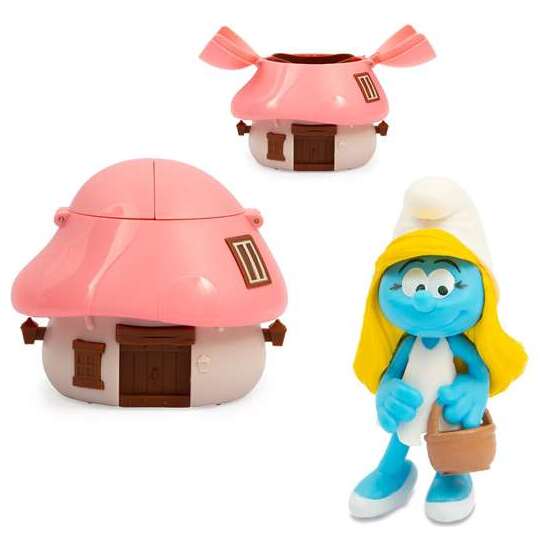 CASA PITUFOS CON FIGURA 5 CM SORPRESA. CUANDO SE ABRE LA CASITA LANZA CONFETI. - MODELOS SURTIDOS image 5