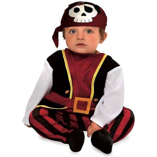 DISFRAZ  BEBÉ PIRATA TALLA 0-6 MESES image 0