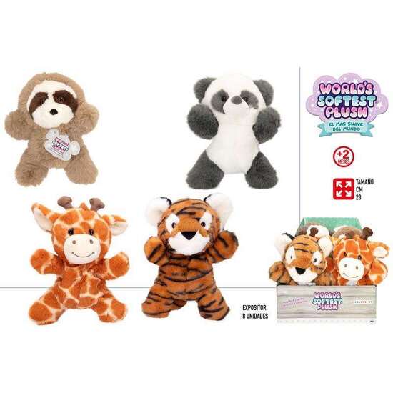 PELUCHE HUGGEES BEVERLY HILLS 28 CM - MODELOS SURTIDOS image 0