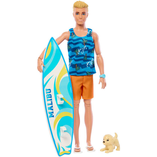 MUÑECO KEN TABLA SURF BARBIE image 1