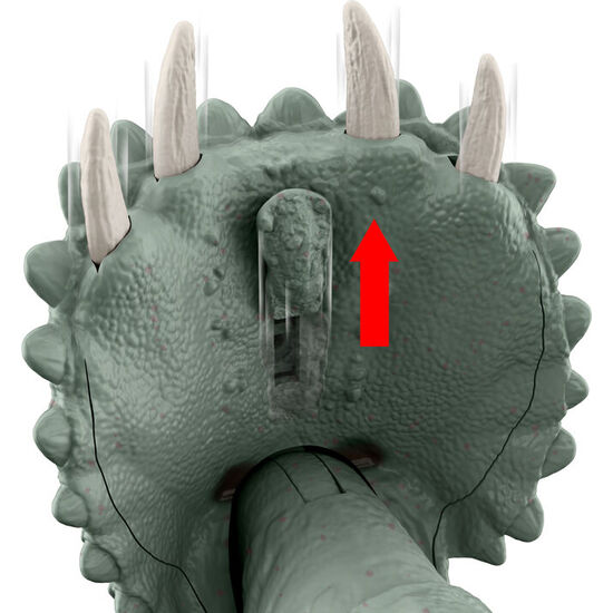 FIGURA TRICERATOPS RASTREADORES GIGANTESCOS EPIC EVOLUTION JURASSIC WORLD 17CM image 3