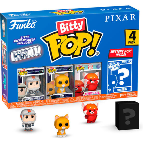 BLISTER 4 FIGURAS BITTY POP DISNEY PIXAR SURTIDO image 1