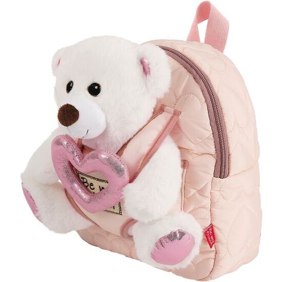 MOCHILA + PELUCHE OSO TEDDY 27CM image 0