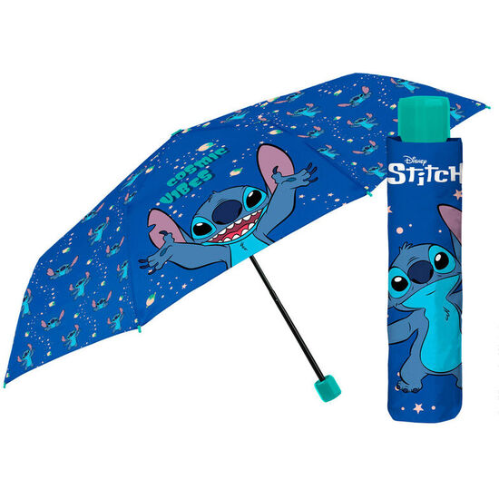 PARAGUAS PLEGABLE MANUAL STITCH DISNEY 50CM image 0